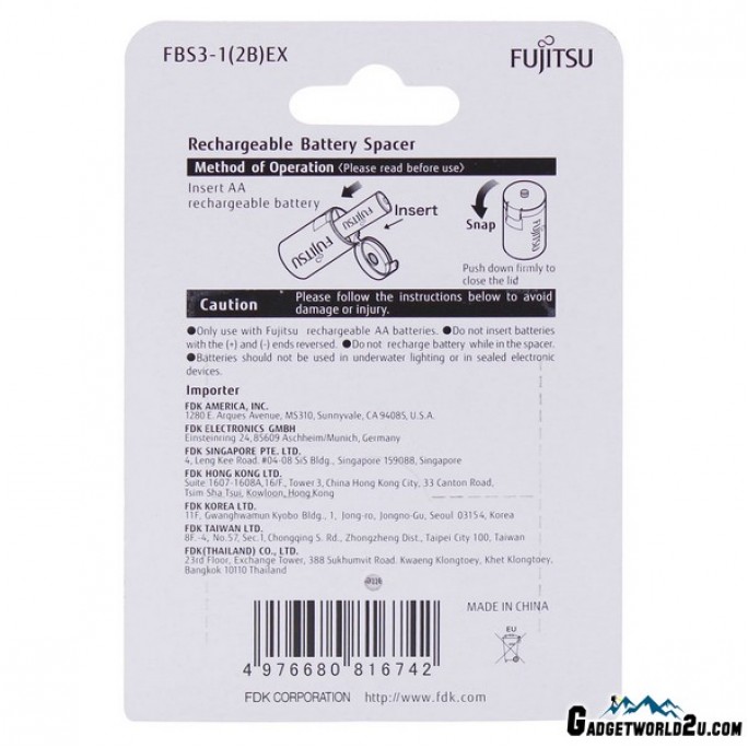Fujitsu D Spacer Converter 2PCS