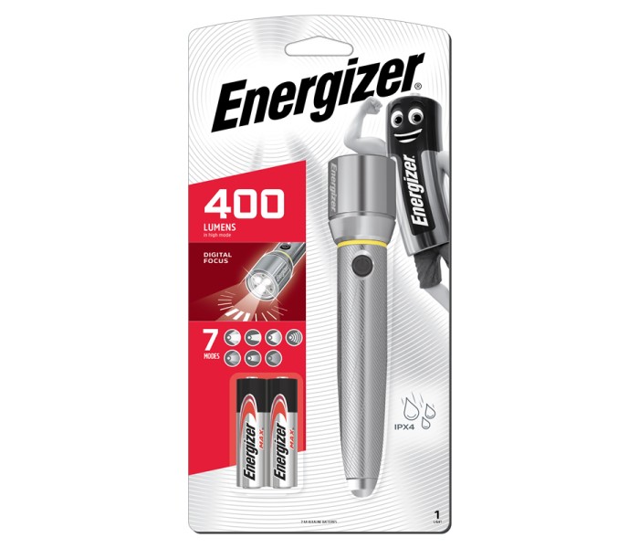 Energizer Vision HD Metal 2AA 400L LED Flashlight PMZH21