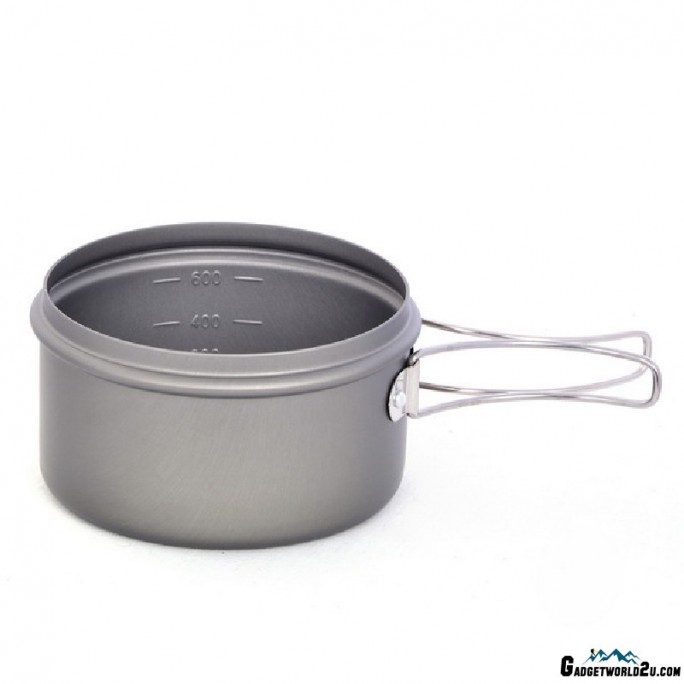 Kovea Cookware Solo 2 KSK-SOLO2 Hard Anodizing Coating Cookware for 1-2 Persons