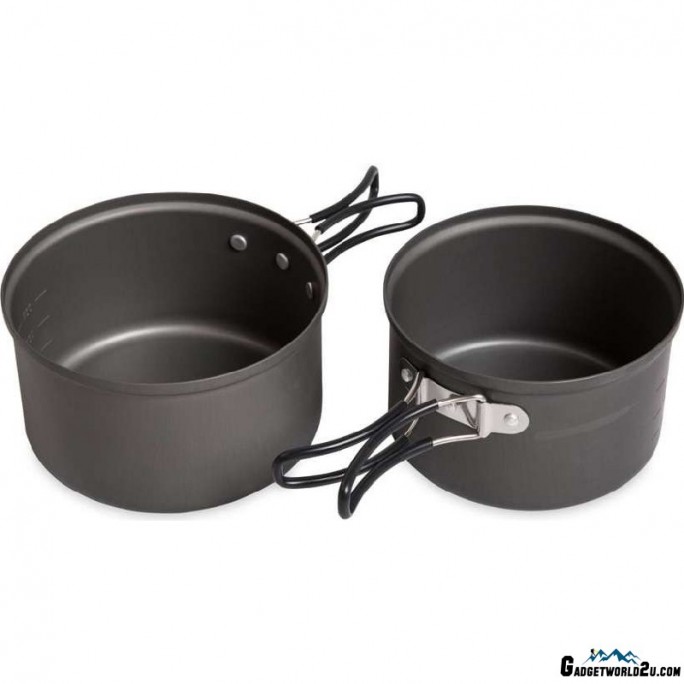 Kovea Cookware Stove Set Solo 3 KSK-SOLO3 Hard Anodized Cookware for 1-2 Persons