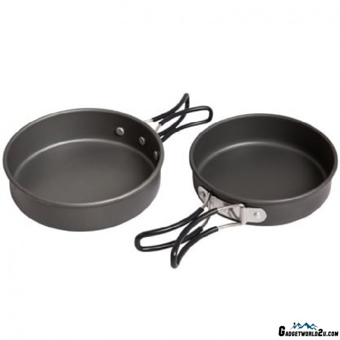 Kovea Cookware Stove Set Solo 3 KSK-SOLO3 Hard Anodized Cookware for 1-2 Persons