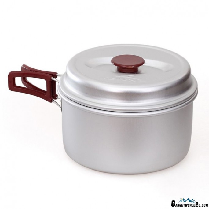 Kovea Cookware Silver 56 KSK-WY56 Silver Coating Cookware for 5-6 Persons