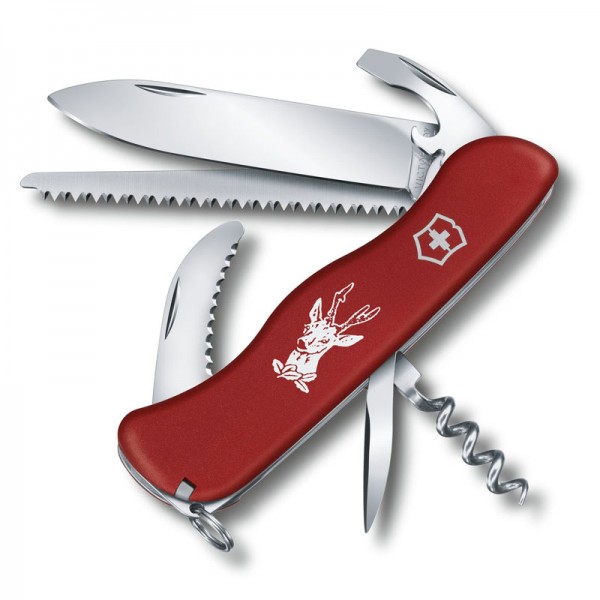 Victorinox Hunter Red Multitool Pocket Knife 0.8573