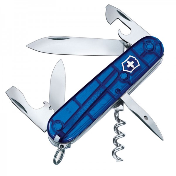 Victorinox Spartan Blue Trans Multitool Pocket Knife 1.3603.T2B1