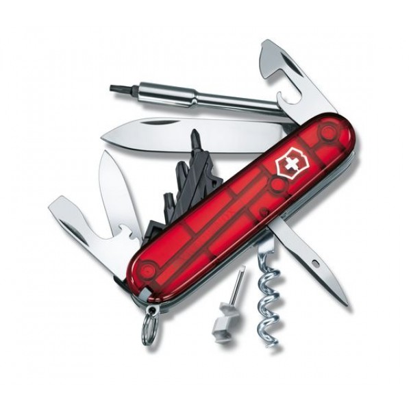 Victorinox Cybertool S (29) Translucent Red Multitool 1.7605.T