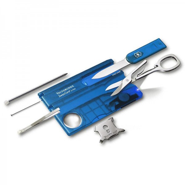 Victorinox SwissCard Lite Sapphire Multitool Pocket Knife 0.7322.T2