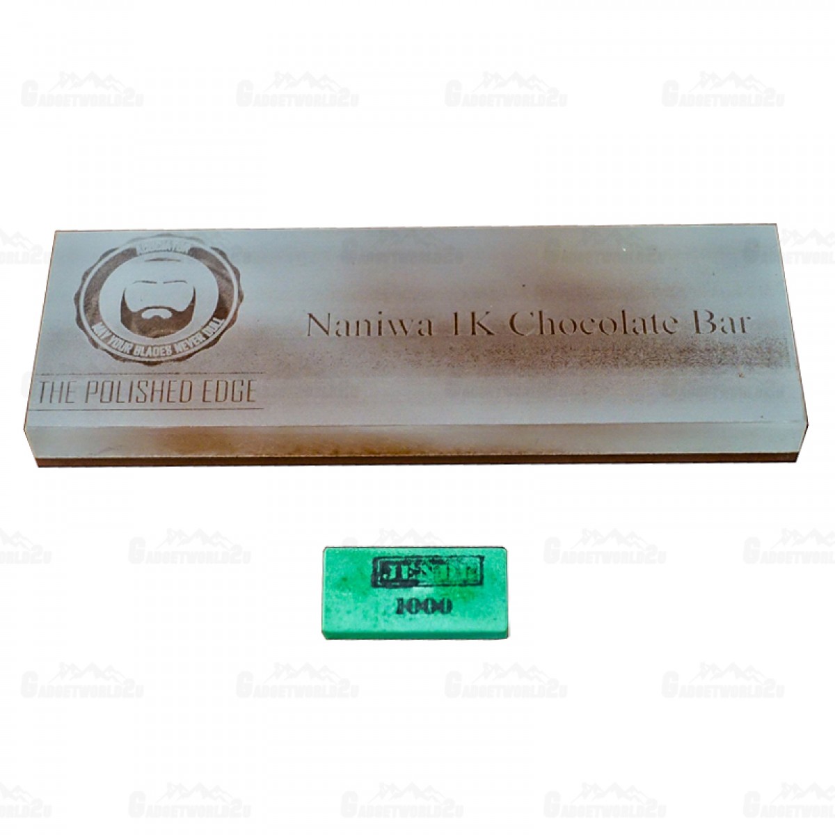 Jende Naniwa 210 x 70 Japanese Water Sharpening Stone 1000 Chocolate Bar Grit (The Polished Edge Edition)