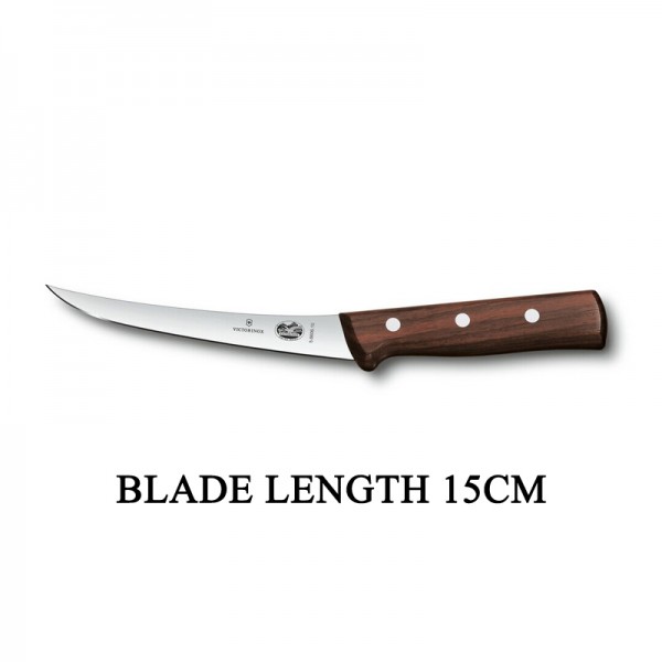 Victorinox RoseWood 15cm Rigid Wood Boning Knife 5.6606.15