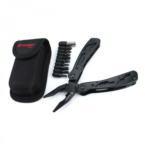 Ganzo G104 Full Size Black Multitool Plier 