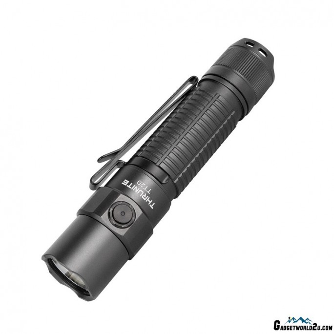 ThruNite TT20 Metal Grey Luminus SST70 CW LED 2526L Rechargeable Flashlight 