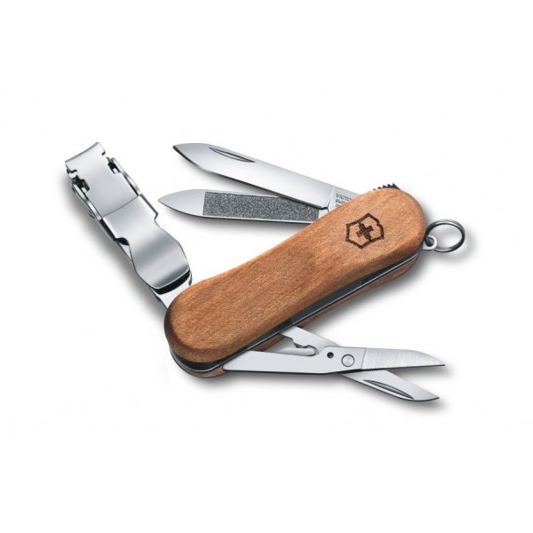 Victorinox NailClip Wood 580 Multitool Pocket Knife 0.6461.63