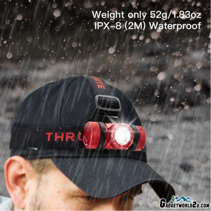 ThruNite TH02 Red CREE XHP50 NW LED 1500L Rechargeable Headlamp 