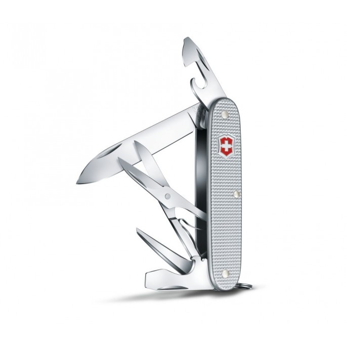 Victorinox Pioneer X Alox Silver Multitool Pocket Knife 0.8231.26