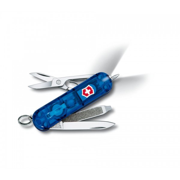 Victorinox Signature Lite Blue Translucent Multitool 0.6226.T2B1