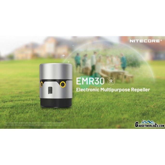 Nitecore EMR30 Rechargeable Mosquito Repeller PD + QC 3.0 USB 10,400mAh Power Bank