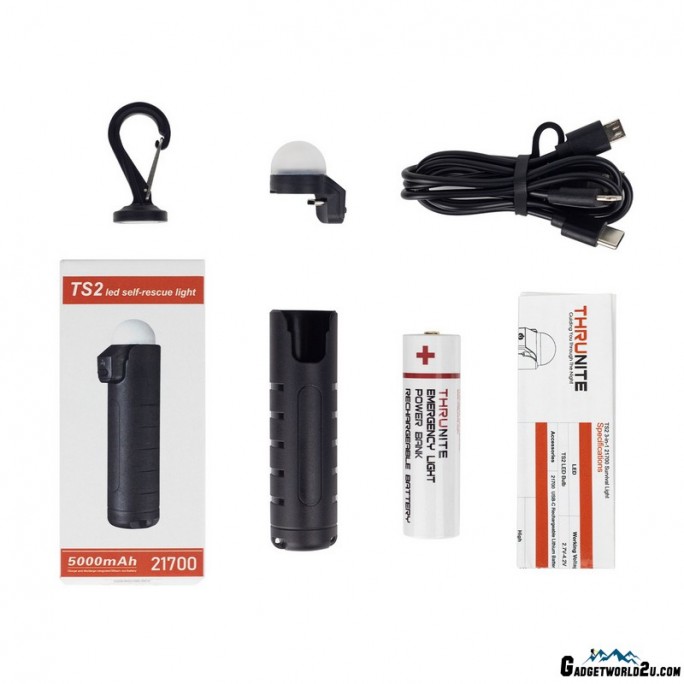 ThruNite TS2 Self-rescue NW 21700 Portable Lantern Flashlight