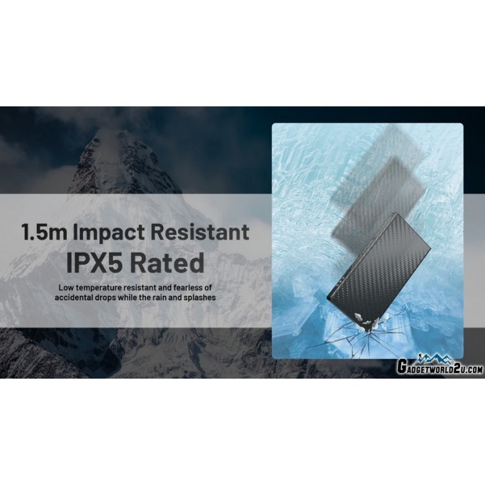 Nitecore SUMMIT 10000 Low Temperature (-40°C) Resistant Lightweight QC 3.0 PD USB-C 10000mAh Power Bank