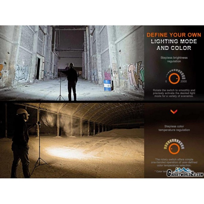 Fenix CL28R Rechargeable 2000L Camping Lantern with Colour Temperature Adjust