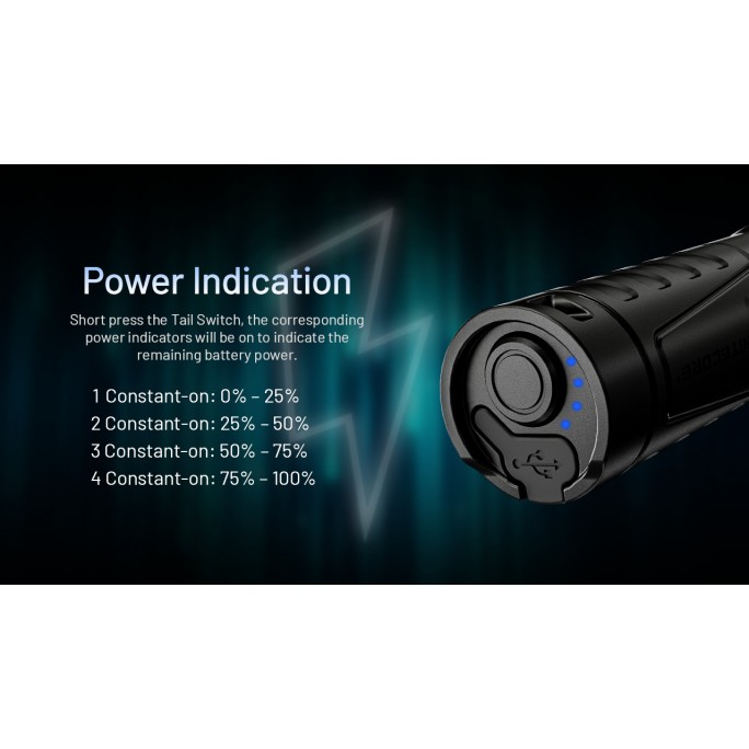 Nitecore MH15 Luminus SST40 LED 2000L 2-in-1 Rechargeable Power Bank Flashlight