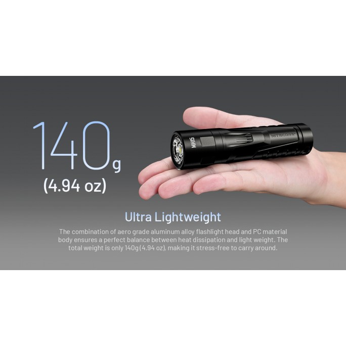Nitecore MH15 Luminus SST40 LED 2000L 2-in-1 Rechargeable Power Bank Flashlight