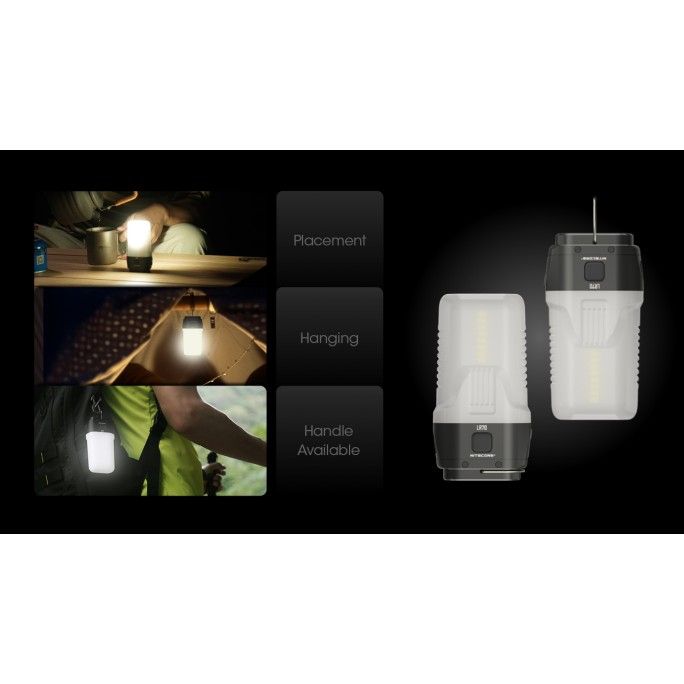 Nitecore LR70 Luminus SST40 LED & High CRI Red LED 3000L 3-in-1 Rechargeable Power Bank Lantern Flashlight