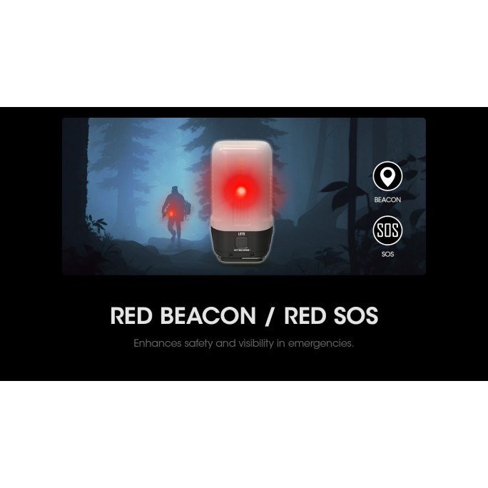 Nitecore LR70 Luminus SST40 LED & High CRI Red LED 3000L 3-in-1 Rechargeable Power Bank Lantern Flashlight