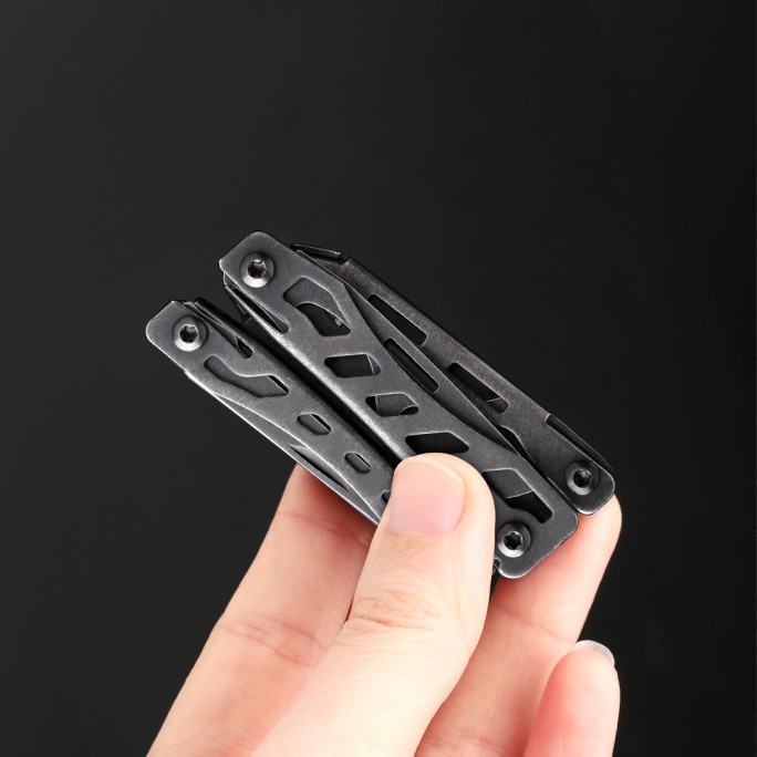 NexTool 11-in-1 Mini Flagship NE20122 (Dark) Steel Full Size Pliers Scissors Multifunctional Multitool