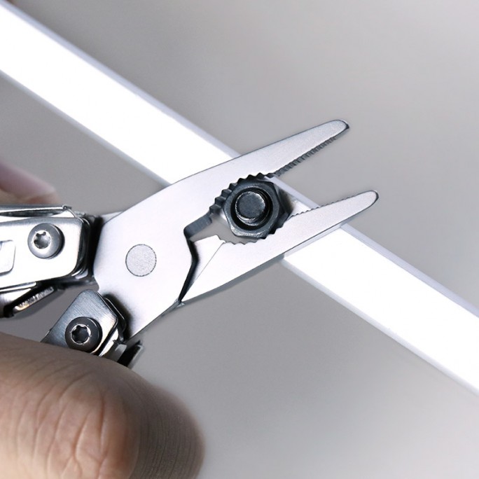 NexTool 11-in-1 Mini Flagship NE20122 (Dark) Steel Full Size Pliers Scissors Multifunctional Multitool