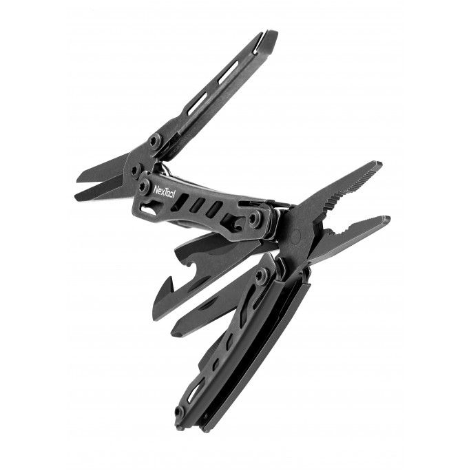 NexTool 11-in-1 Mini Flagship NE20122 (Dark) Steel Full Size Pliers Scissors Multifunctional Multitool