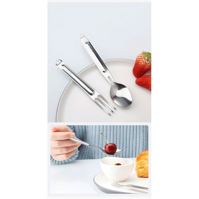 NexTool Stainless Steel Cutlery Set NE20133 Camping Tableware Spoon Fork