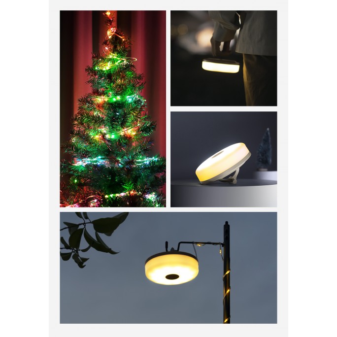 NexTool Milky Way 2-in-1 Camping Lamp (Fairy Lights) NE20247 Lantern Portable Hand Cranked Retractable Ambient Decorative Lighting
