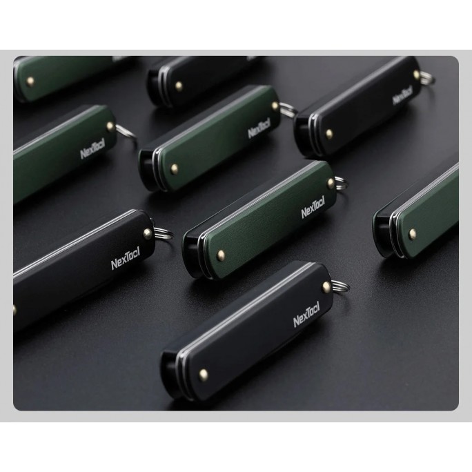 NexTool 6-in-1 Nail Clipper Multifunctional Knife NE20011 (Olive Drab) Pocket Size Multitool