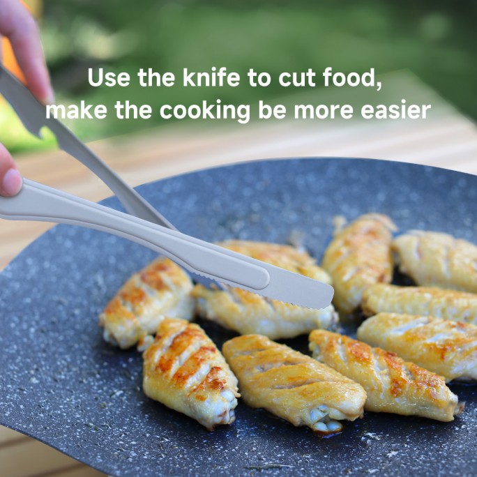 NexTool 4-in-1 Multifunctional Titanium BBQ Tongs NE20253 Knife Fork Bottle Opener