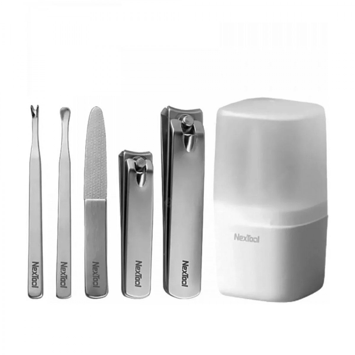NexTool Zhizhen Nail Clipper Set NE20015 Stainless Steel Ear Picker Cuticle Pusher Nail File Household Personal Care Set