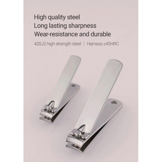 NexTool Zhizhen Nail Clipper Set NE20015 Stainless Steel Ear Picker Cuticle Pusher Nail File Household Personal Care Set