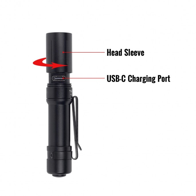 ThruNite Archer Mini NW SST20 LED 405L USB Rechargeable Flashlight