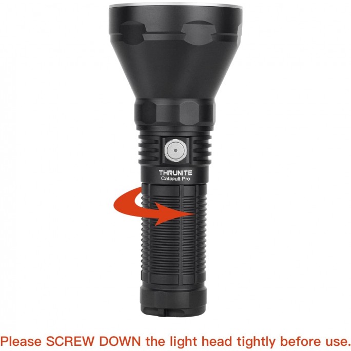 ThruNite Catapult Pro Black Luminus SFT70 CW LED 2713L USB Rechargeable Flashlight