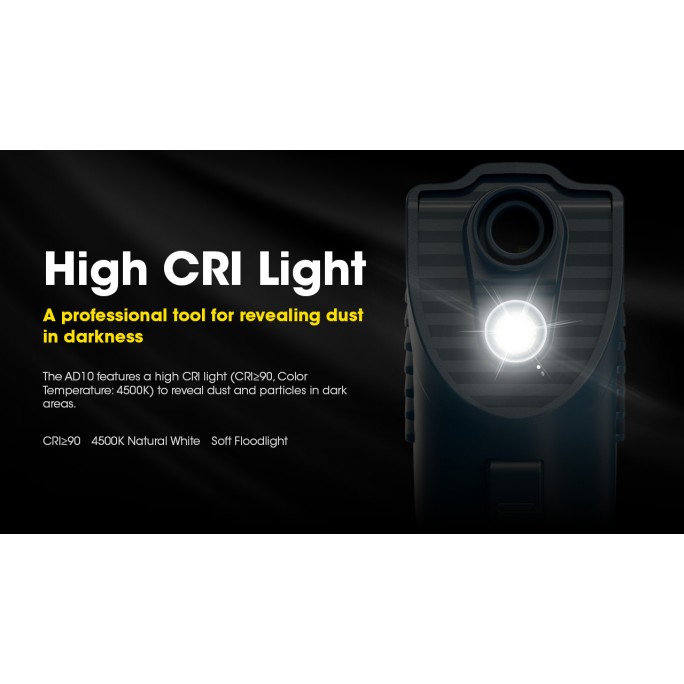 Nitecore AD10 Professional Cordless USB Rechargeable Air Duster Blower