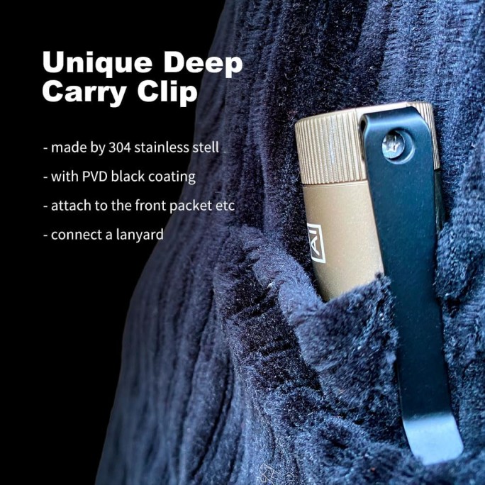 Manker E05 II NW SAND Neutral White LED 800L Rechargeable EDC Flashlight