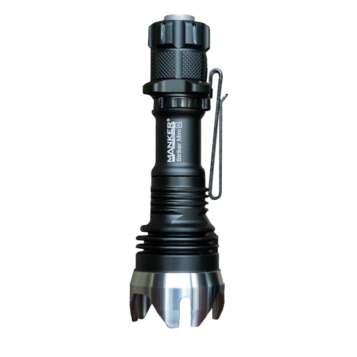 Manker Striker Mini BLACK Osram KW CSLNM1.TG Cool White LED 635L Rechargeable Pocket Tactical Flashlight