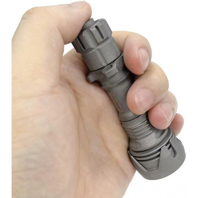 Manker Striker Mini Ti TITANIUM STONEWASH Osram KW CSLNM1.TG LED 635L Rechargeable Pocket Tactical Flashlight