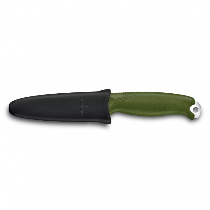 Victorinox Venture Olive Fixed Blade Full Tang Knife 3.0902.4