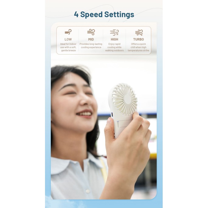 Nitecore NEF02 Multipurpose Pocket Fan (White)