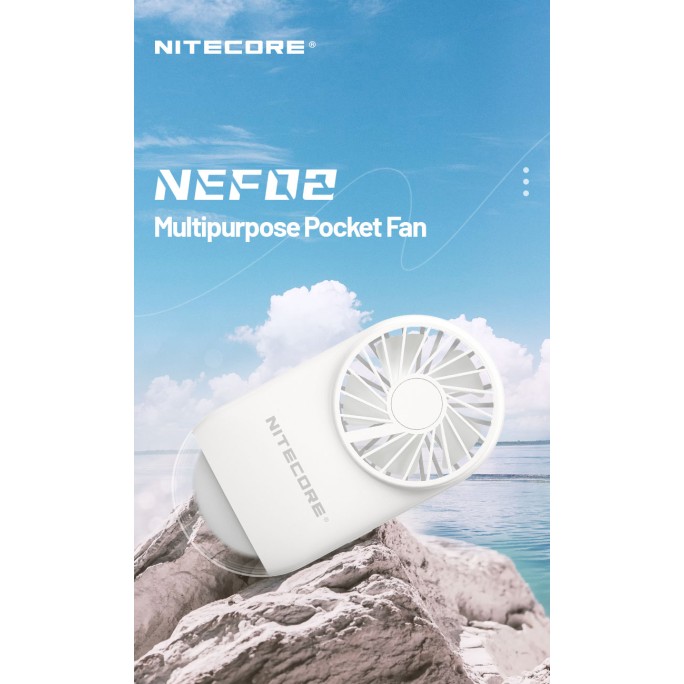 Nitecore NEF02 Multipurpose Pocket Fan (Pink)