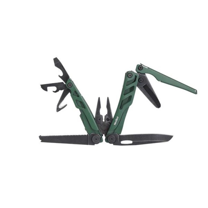 NexTool Flagship Pro NE20278 (Green) 16-in-1 Steel Full Size Pliers Scissors Multitool
