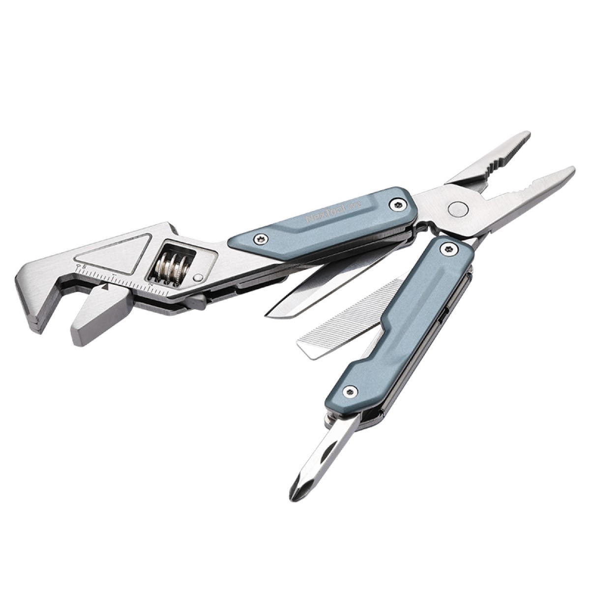 NexTool Light Duty Wrench W2 NE20293A 8-in-1 With 10pcs Screwdriver Bit Set Plier Multitool