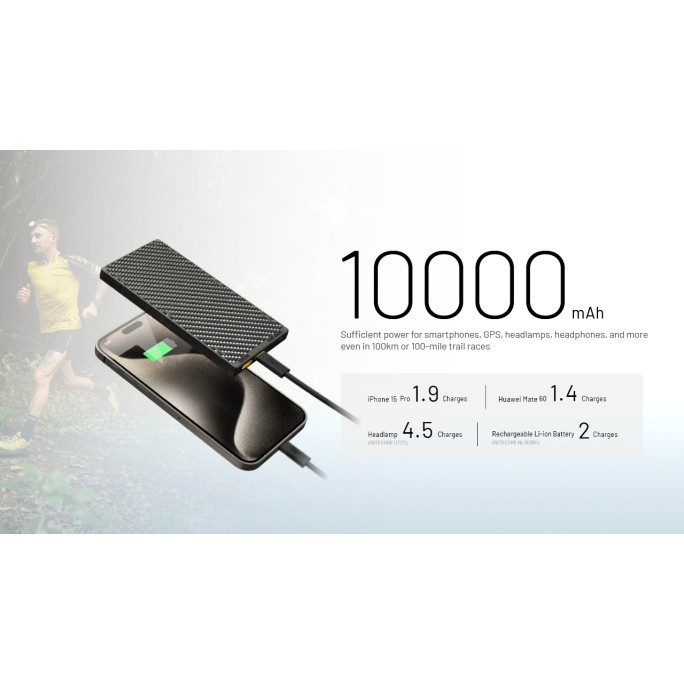 Nitecore NB10000 Gen3 Quick-Charge Dual USB-C Port 10000mAh Power Bank