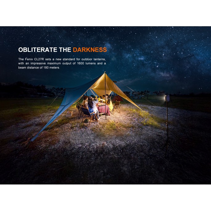 Fenix CL27R Rechargeable 1600L Spot-and-Floodlight Outdoor Lantern (Glacier Blue)