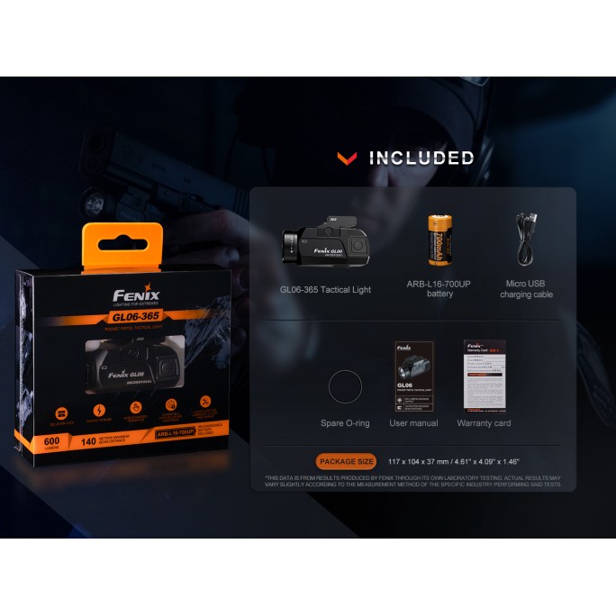 Fenix GL06-365 CREE XPL HI LED 600L CW Light