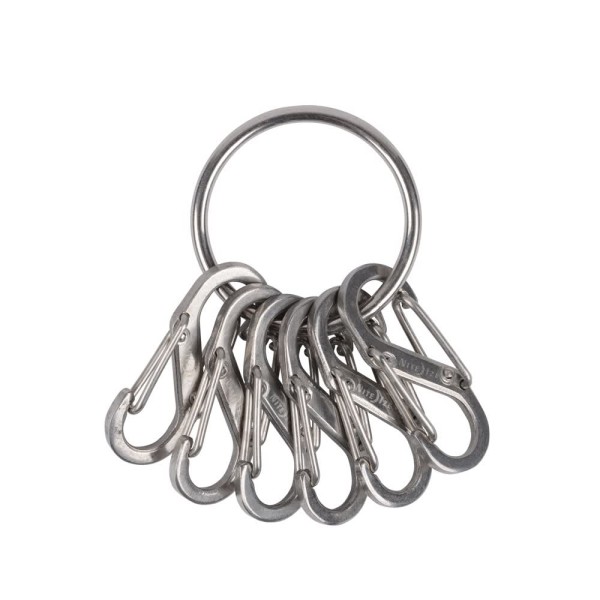 Nite Ize KeyRing Steel S-Biner KRGS-11-R3